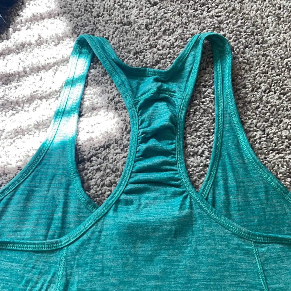 lululemon athletica Teal Racerback Tank
